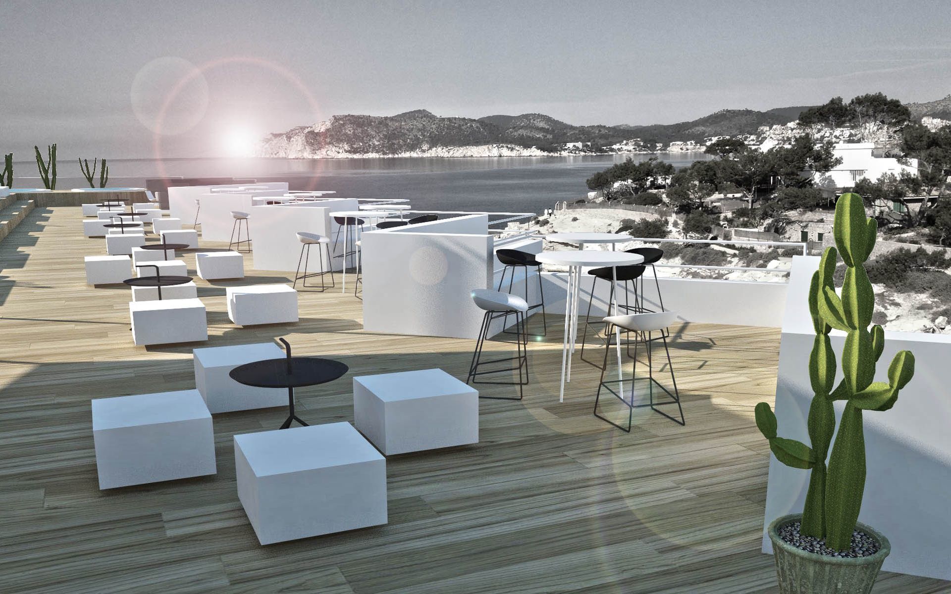 Fergus Style Cala Blanca Suites Santa Ponsa Exterior photo